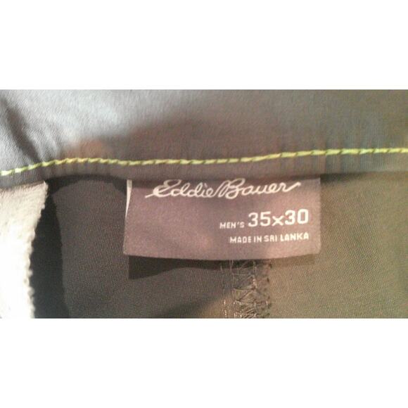 Eddie Bauer Men's Gray Golf Athletic Pants 35x30 Nylon Spandex - Picture 5 of 6